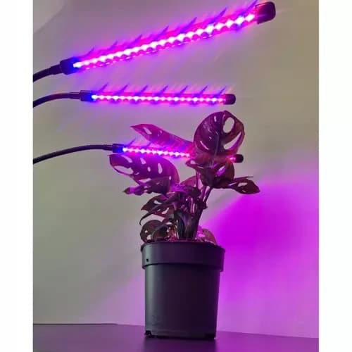 BEMI LED LAMPA FÖR VÄXTER FÖR TILLVÄXT BELYSNING 3 PANELER TIMER + FJÄRRKONTROLL