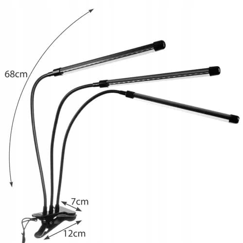 BEMI LED LAMPA FÖR VÄXTER FÖR TILLVÄXT BELYSNING 3 PANELER TIMER + FJÄRRKONTROLL