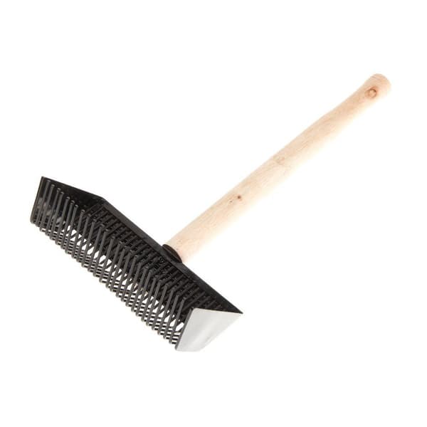 Marjukka Pro Harvester bärkratta – 53 cm – Järn och valnöt