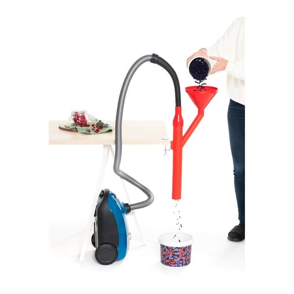 Marjukka pölynimurikannatin - 65 cm korkea - Suppilo Ø 18 cm - Kahdella suuttimella varustettuna