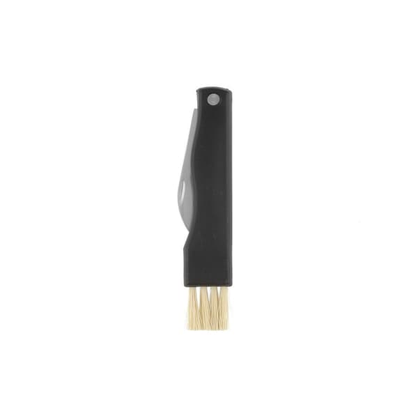 Marjukka foldbar svampekniv med børste - 20,5 cm - Rustfrit stål