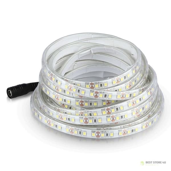LED-strimmel V-TAC SMD3528 600LED IP65 HYLSE 8W/m VT-3528 120-IP65 4000K 800lm