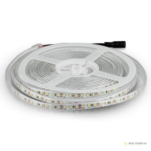 LED-strimmel V-TAC SMD3528 600LED IP65 HYLSE 8W/m VT-3528 120-IP65 4000K 800lm