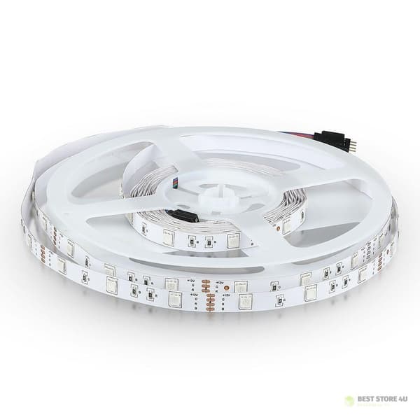 V-TAC SMD5050 LED-remsa 150LED IP20 4W/m VT-5050 30-IP20 RGB