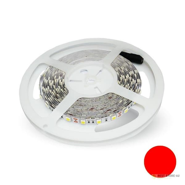 LED-remsa V-TAC SMD5050 300LED IP20 11W/m VT-5050 60-IP20-11 Färg Röd