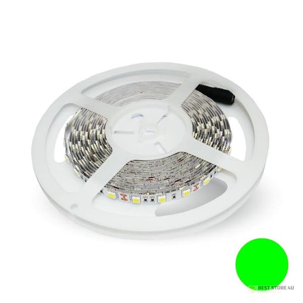 LED-remsa V-TAC SMD5050 300LED IP20 11W/m VT-5050 60-IP20-11 Färg Grön