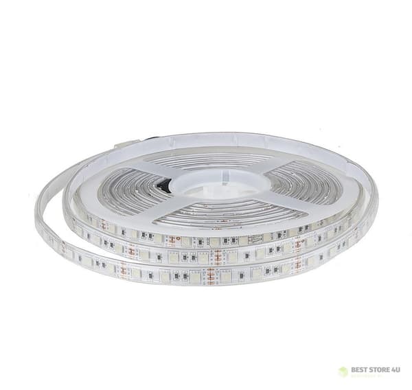LED-nauha V-TAC SMD5050 300LED IP65 SLEEVE 7W/m VT-5050 60-IP65 RGB