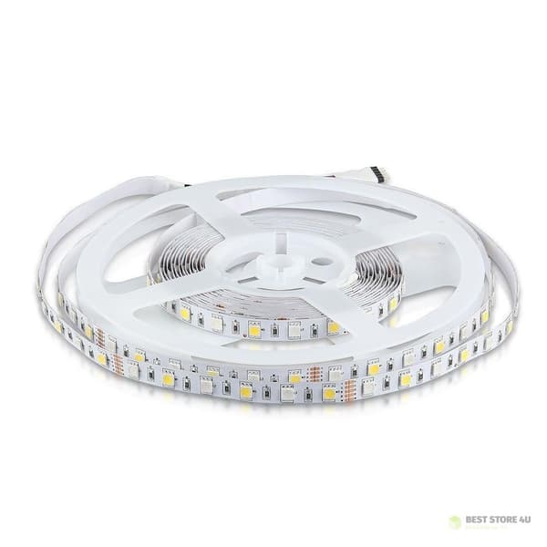 V-TAC SMD5050 LED-remsa 300LED RGBW IP20 8W/m VT-5050 60-IP20-8 3000K+RGB 357lm
