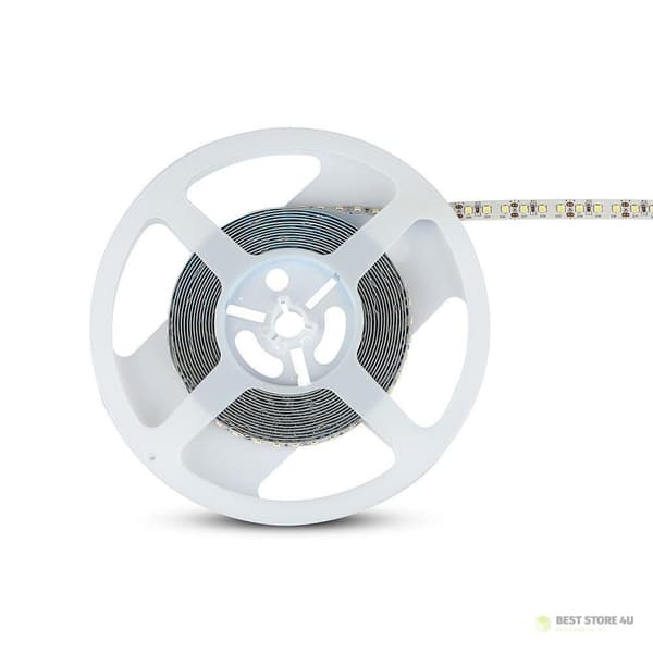 LED-nauha V-TAC SAMSUNG CHIP 2835 600LED 12V IP20 12W/m VT-5-120 4000K 1320lm 3 vuoden takuu