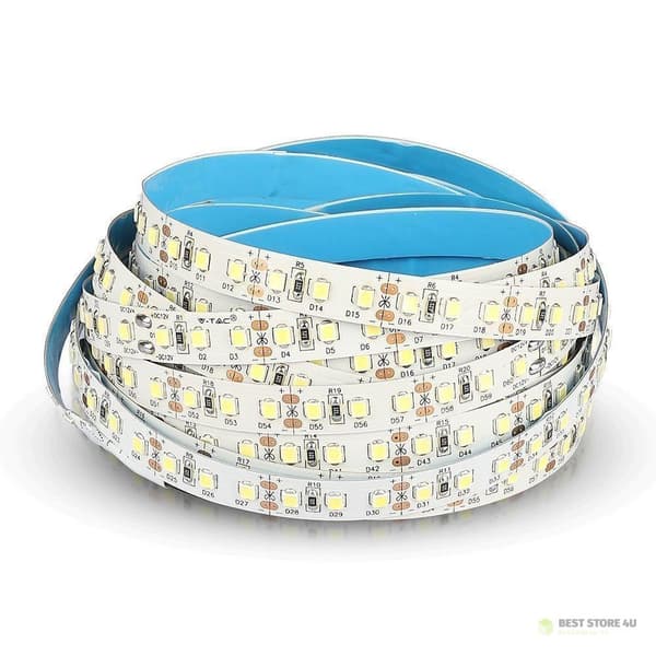LED-nauha V-TAC SAMSUNG CHIP 2835 600LED 12V IP20 12W/m VT-5-120 4000K 1320lm 3 vuoden takuu