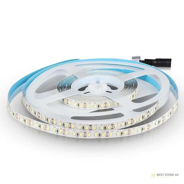 LED-nauha V-TAC SAMSUNG CHIP 2835 600LED 12V IP20 12W/m VT-5-120 4000K 1320lm 3 vuoden takuu