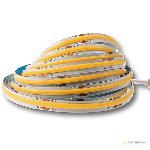 V-TAC LED-nauha, tahraton COB, 280LED, 24V, 10W/m, VT-COB, 6500K, 950lm