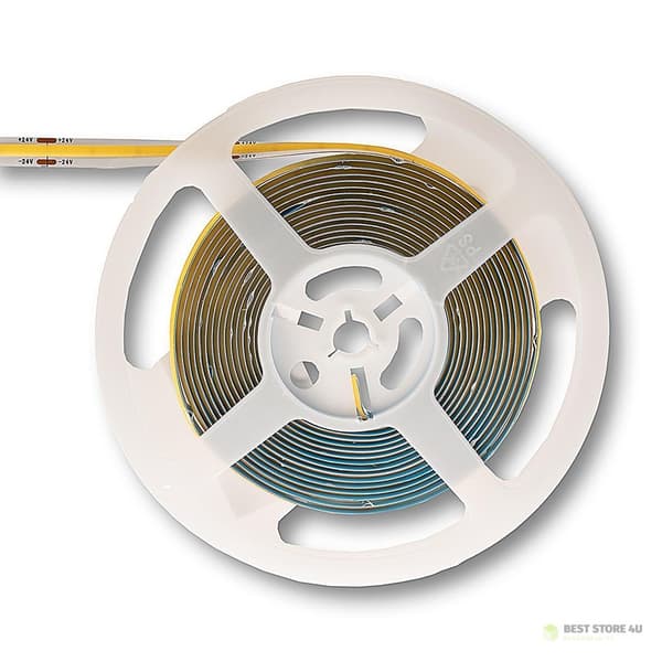 V-TAC LED-remsa Spotless COB 420LED 24V 10W/m VT-COB 3000K 960lm