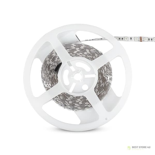 V-TAC SMD5050 LED-nauha 300LED IP20 7W/m VT-5050 IP20 RGB