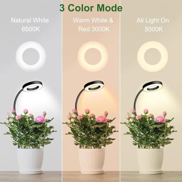 Lollanda Clip-on Full Spectrum Grow Light LED, Grow Light / Grow Light – Ajastin, Säädettävä, 1 kpl