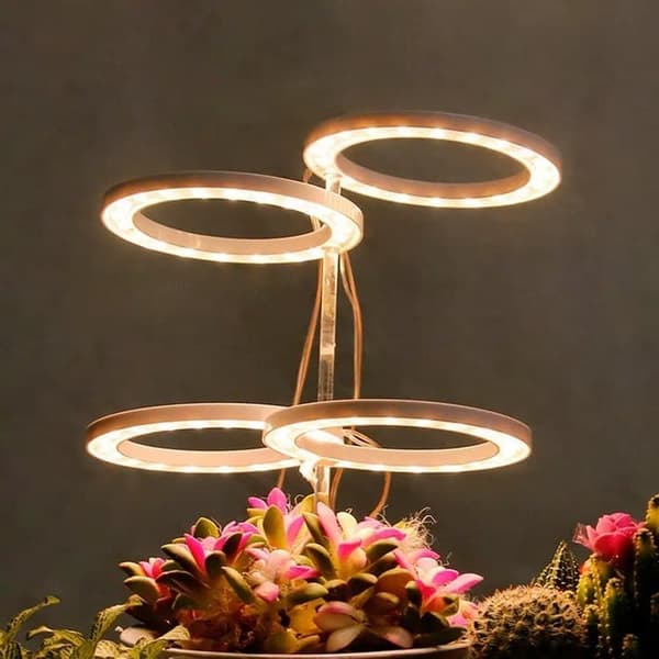 Lollanda USB LED Grow Light 4000K/ Grow Light, Fuldspektret Indendørs Grow Light - Timer, Justerbar - Velegnet til små planter