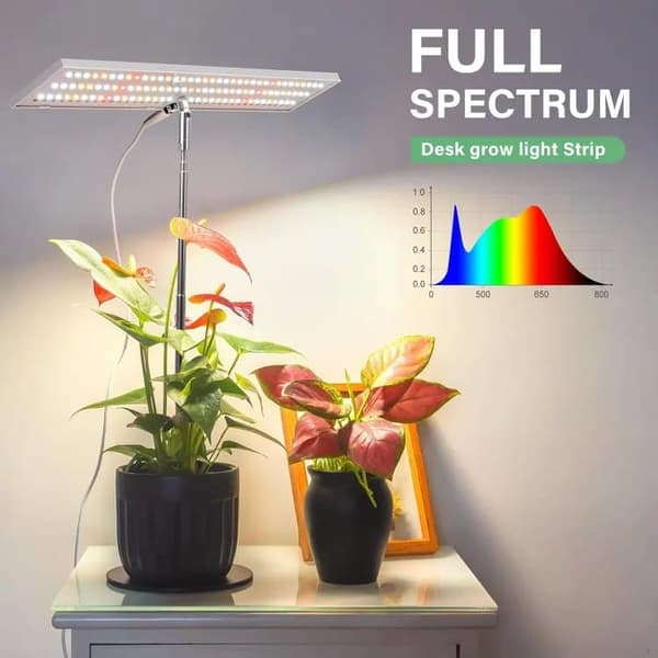 Lollanda Fullspektrum LED Växtlampa 120 LED / växtbelysning – Timer, Justerbar