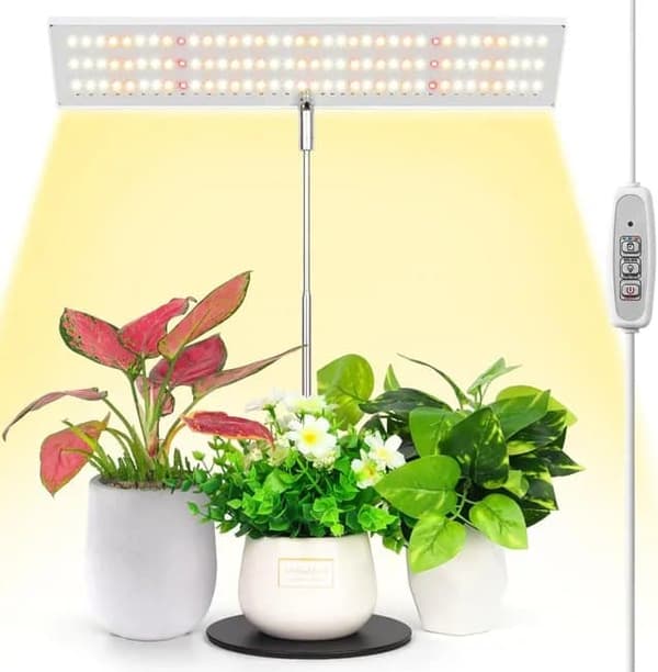Lollanda Fullspektrum LED Växtlampa 120 LED / växtbelysning  – Timer, Justerbar