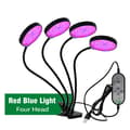 Miniatyrbillede 2 af 2: LED Vækstlys, Fuld Spektrum Kontrol, Solagtig Phyto Lampe, TypeA 4 hoveder