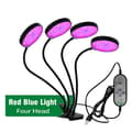 Miniatyrbillede 1 af 2: LED Vækstlys, Fuld Spektrum Kontrol, Solagtig Phyto Lampe, TypeA 4 hoveder