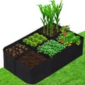 Miniatyrbild 1 av 9: Lollanda Trädgårdsodlingspåse i tyg – upphöjd odlingsbädd med flera fack, för örter, blommor och grönsaker