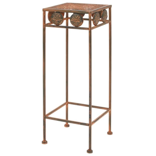vidaXL plantestativsæt i 3 dele vintagestil metal rustfarve