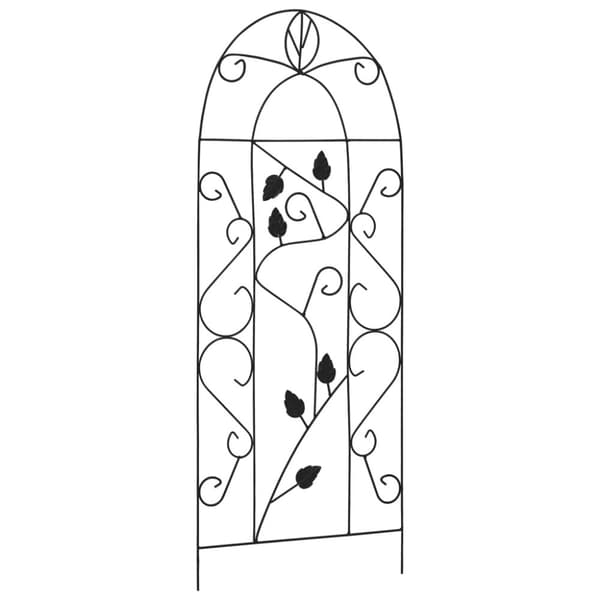 vidaXL Klatreplantestativ 3 stk svart 40x100 cm jern