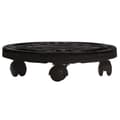 Miniatyrbillede 2 af 9: vidaXL plantevogn med hjul 30 cm i diameter 170 kg sort