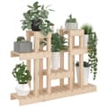 Miniatyrbillede 4 af 9: vidaXL plantestativ 104,5x25x77,5 cm massivt fyrretræ