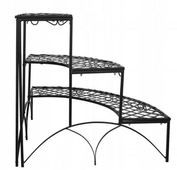 Gardenline - plantestativ - foldbar - 60x60x60 cm - sort