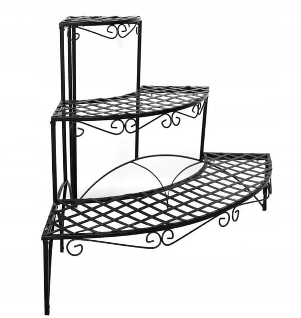 Gardenline - plantestativ - foldbar - 60x60x60 cm - sort