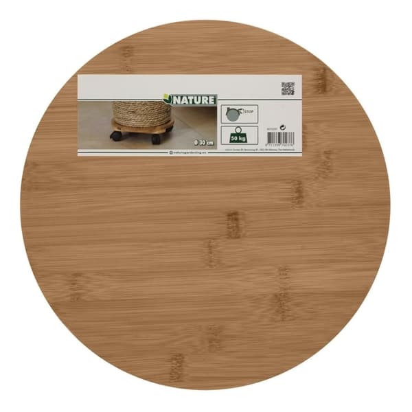 Nature Blomvagn rund Ø30 cm brun BPC