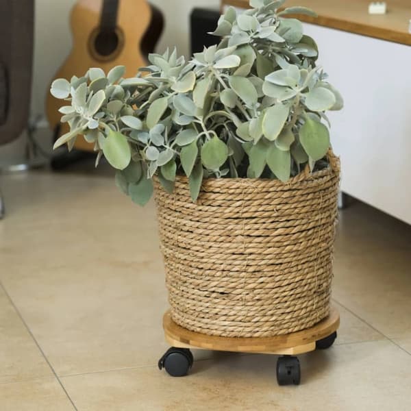 Nature plantevogn Ø30 cm rund BPC brun