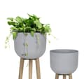 Miniatyrbilde 2 av 2: Planteholder SANDSTEIN D40xH73,5cm, grå