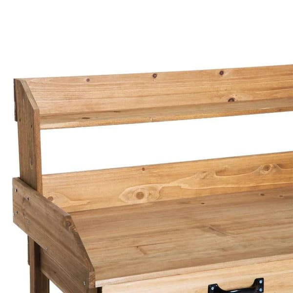 Rootz-istutuspöytä - Pöytä tarjottimella - Kuusi - Puutarha - Parveke - 117L x 45L x 121K cm