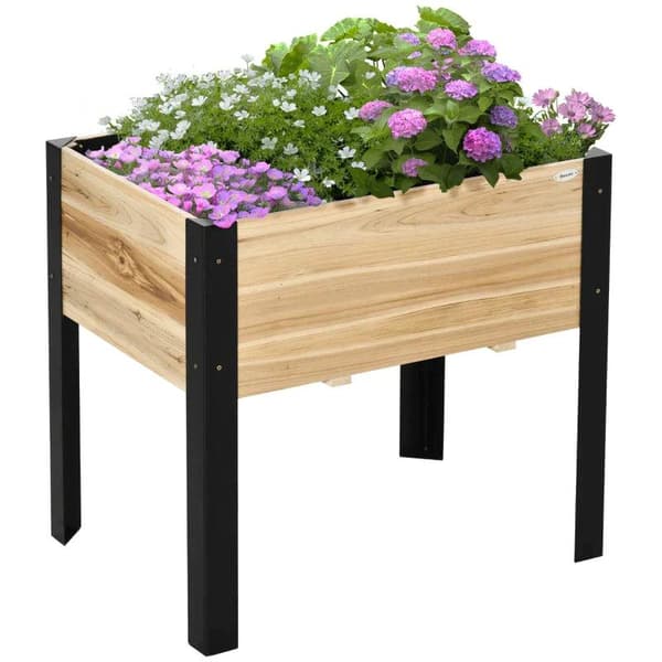 Rootzin korotettu sänky - korotettu puutarhasänky - istutuslaatikko - puutarhasänky - 80 cm x 60 cm x 74 cm