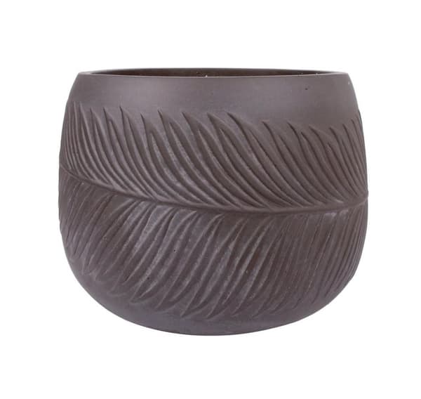 Blomsterpotte PALM-2, D36xH25cm, brun