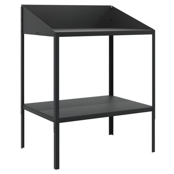 vidaXL plantestativ 75,5x54,5x100 cm galvaniseret stål antracitgrå