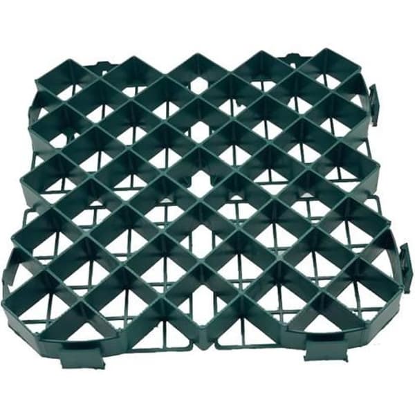 Grässkyddsgaller - Ej specificerat - Förpackning om 26 - HDPE - 39,5 x 39,5 cm - Motstånd 200 ton/m²