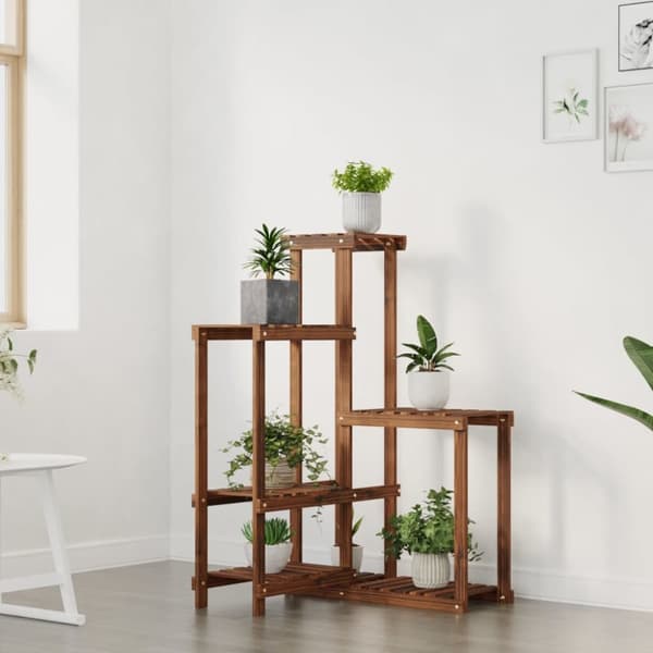 blomsterstativ 62,5x61,5x101,5 cm massivt fyrretræ