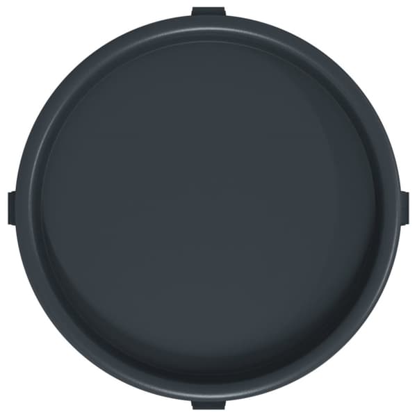 Blomvagnar med hjul 2 st grå diameter 34 cm 35 kg