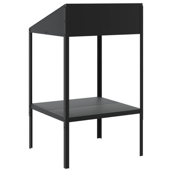 plantestativ 56,5x54,5x100 cm galvaniseret stål antracitgrå