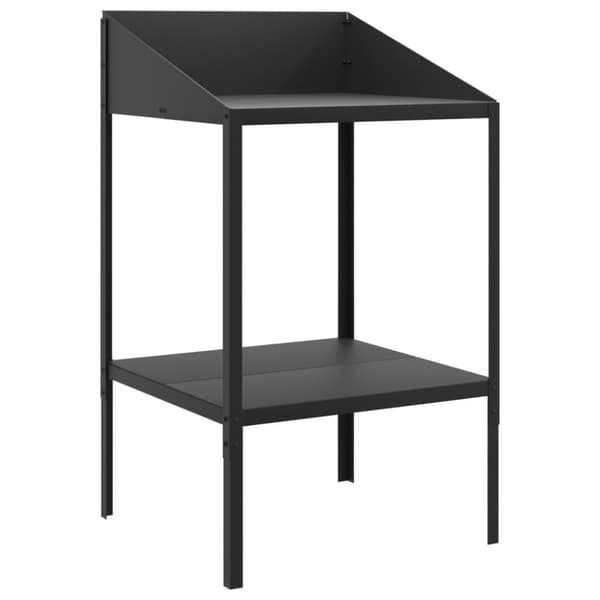 plantestativ 56,5x54,5x100 cm galvaniseret stål antracitgrå