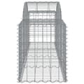 Miniatyrbild 4 av 5: Gabion bågformad 200x50x60/80 cm galvaniserat järn
