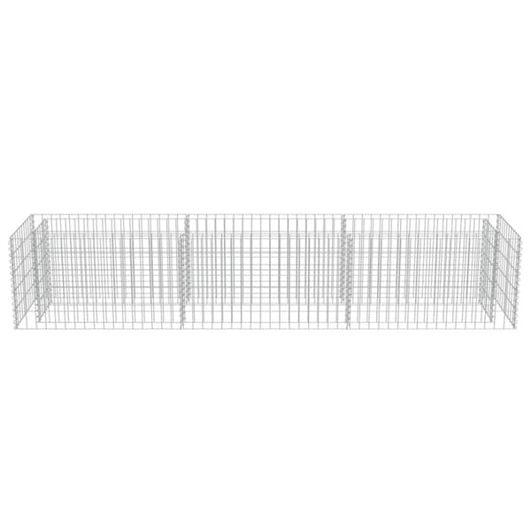 gabion-højbed 270x50x50 cm galvaniseret stål
