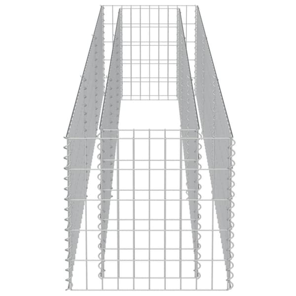 gabion-højbed 270x50x50 cm galvaniseret stål