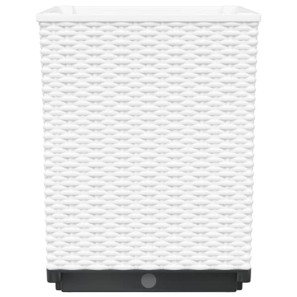 plantekasser 2 stk. 30x30x37 cm polypropylen hvid