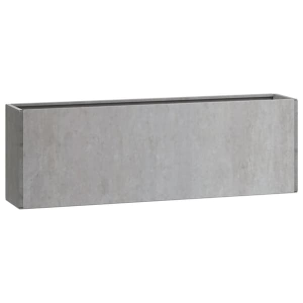 væghængte plantekasser 2 stk. 53x10x17 cm cortenstål rustfarvet