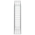 Miniatyrbild 4 av 5: Gabion bågformad 100x30x120/140 cm galvaniserat järn