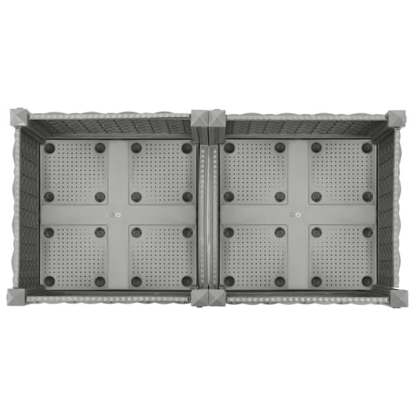 højbed 80x40x23 cm polypropylen
